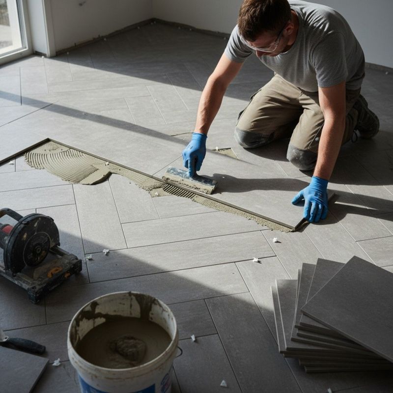 Bathroom Flooring Installation in Alexandria, VA